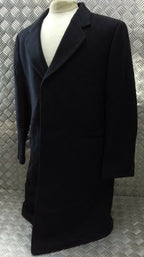 Wool Cashmere Coat Single Breasted Winter Overcoat Moss Bros Covent Garden