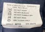 RAF Royal Air Force No5 Mess Jacket Airforce Blue Grey Colour No Buttons Size 112cm / 44"