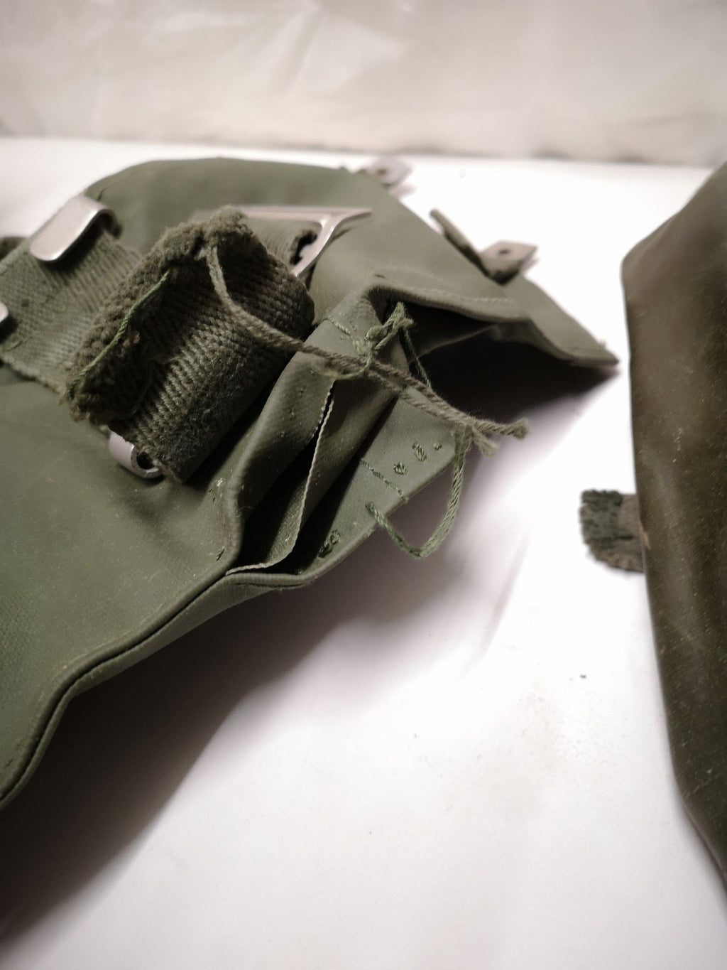Vintage Army Issue Heavy-duty Vinyl Backpacks Belts Yokes & Pouches Heavy Wear
