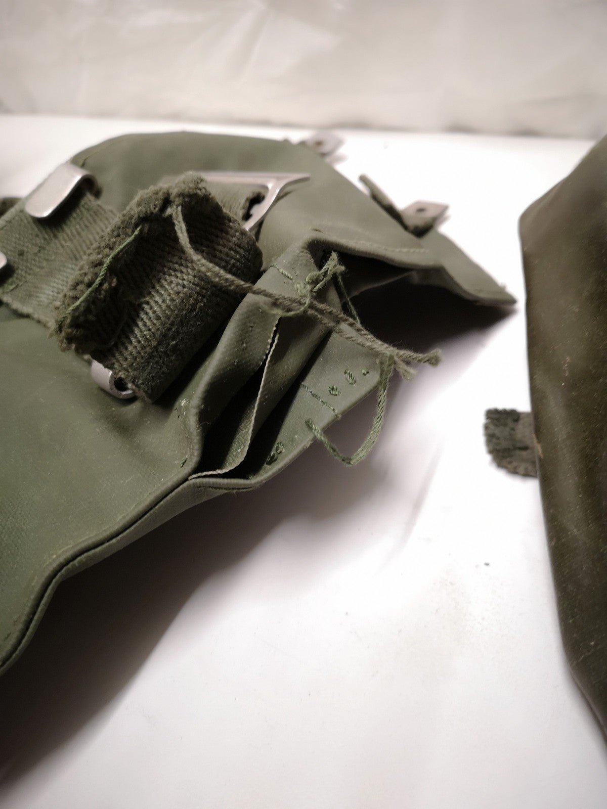 Vintage Army Issue Heavy-duty Vinyl Backpacks Belts Yokes & Pouches Heavy Wear