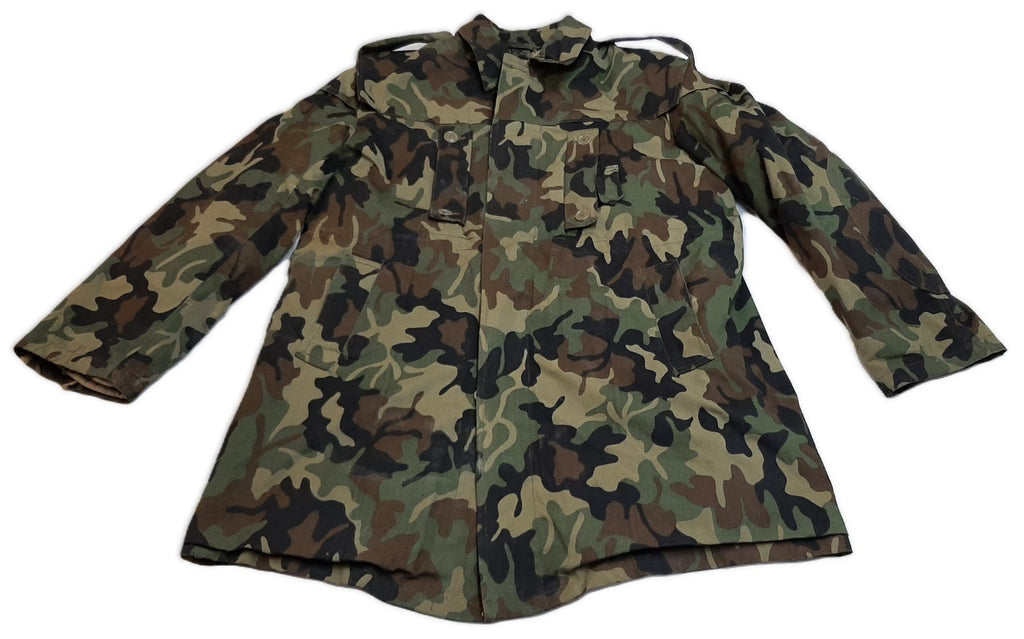 Army Combat Jacket Camouflage Full lined Cold Weather Camo Long Field Jacket