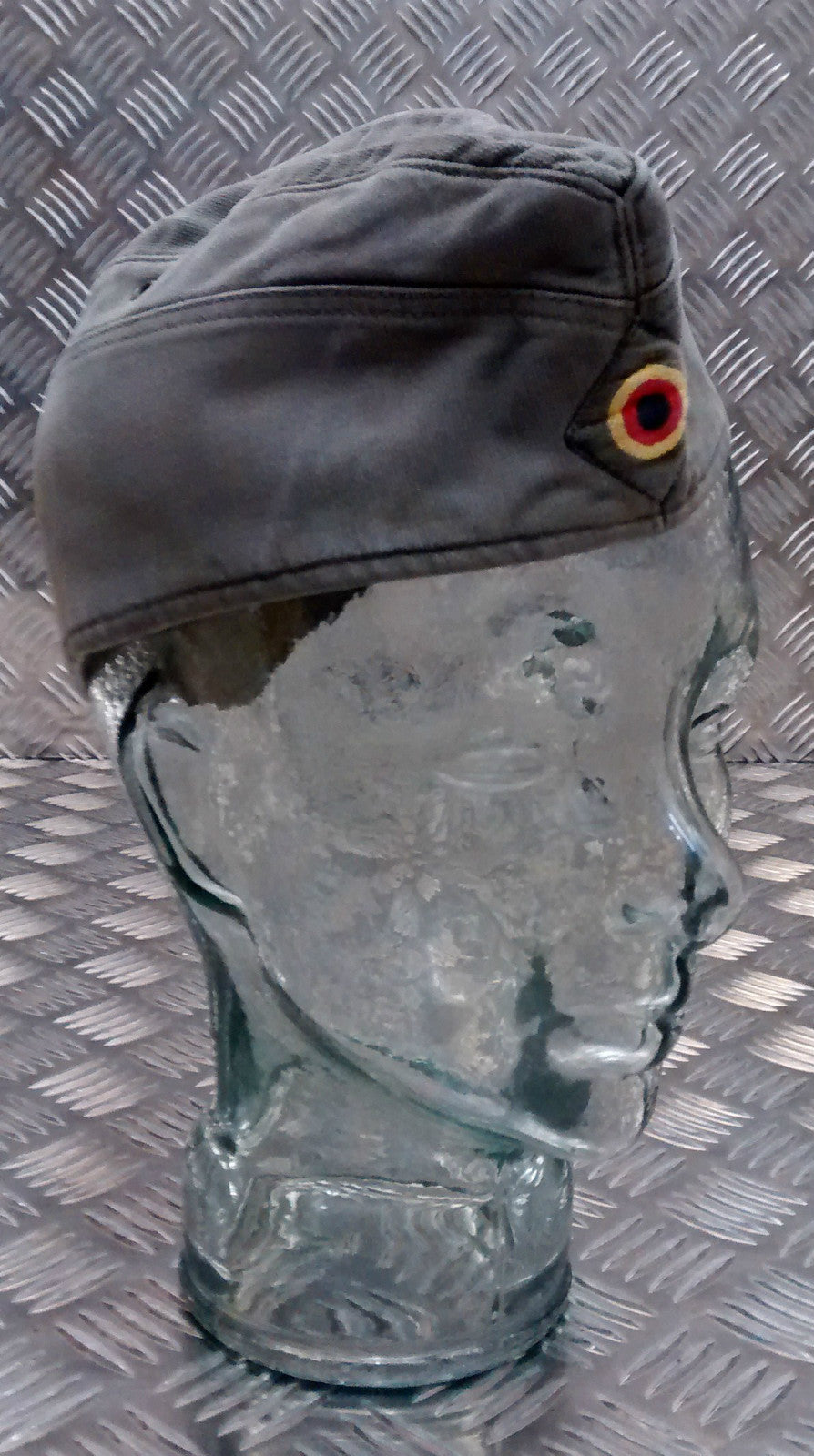 Genuine German Army Bundeswehr Moleskin Forage / Envelope Hat, Green Size 56cms