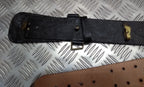 British Sam Browne Belt, Black Leather. No Buckle / Shoulder Strap Size 4
