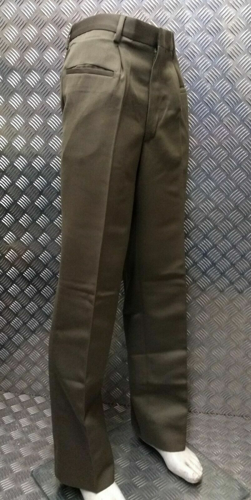 Italian Army Style Dress Trousers Size 35" Regular - NEW