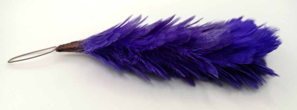 Purple Feather Hackle Plume