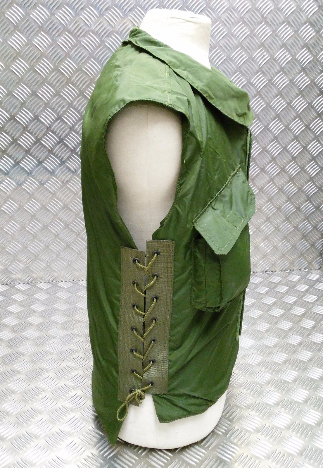 1980's IDF Flak Vest Cover Army Green Colour Ideal For Airsoft