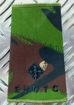 Woodland DPM Camo EUOTC 2nd Lieutenant Rank Slide - NEW