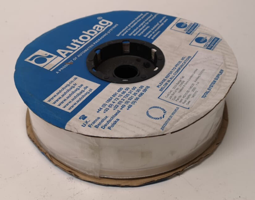 Autobag Clear Poly Bags on Roll HO10 65/140/35 D310750 Full Roll of 3000