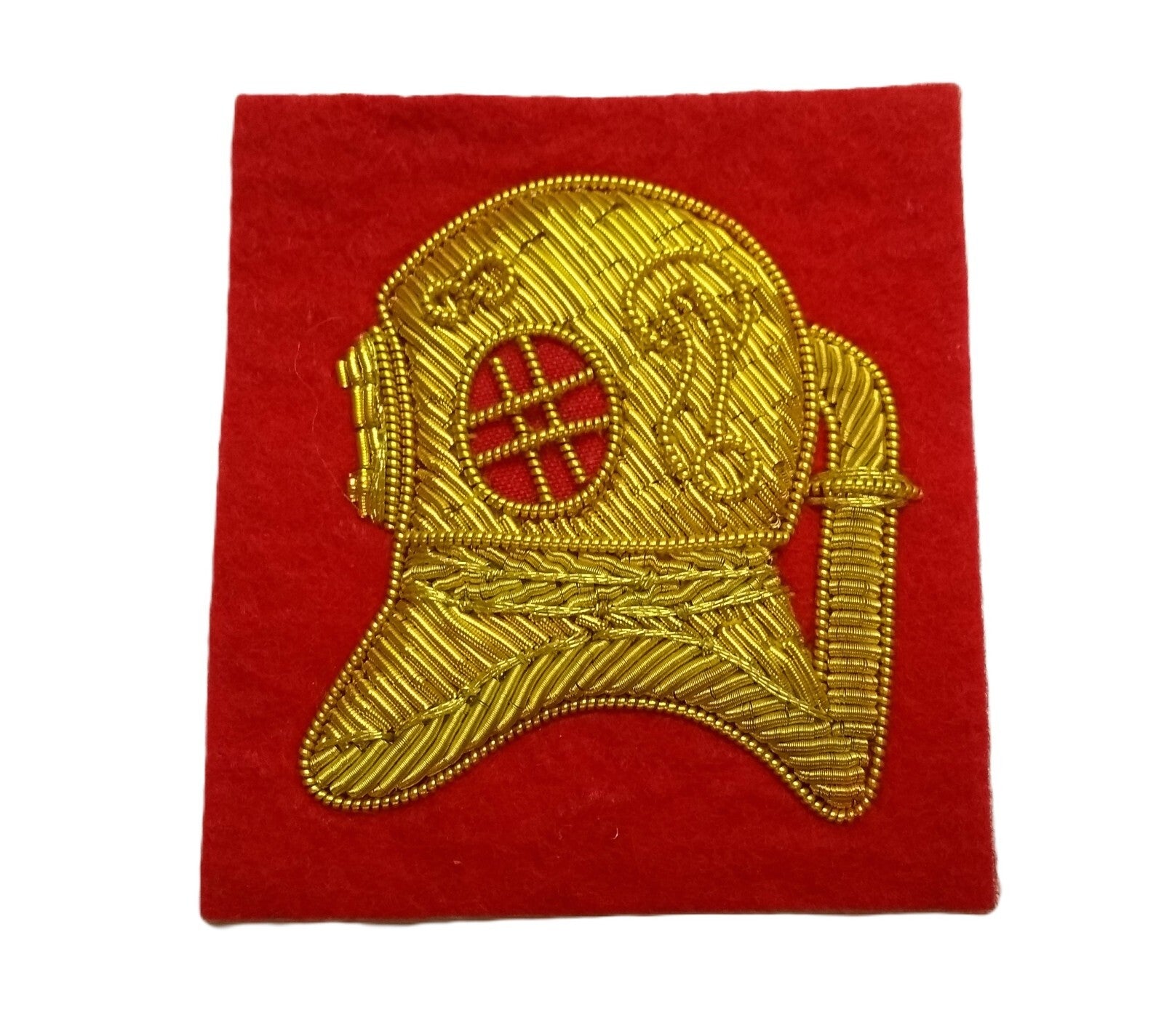 Mess Kit Badge Royal Engineers Diver British Hand Embroidered Patch