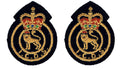 Industrial Civil Defence Service Badges/Patches x2 Genuine British I.C.D.S