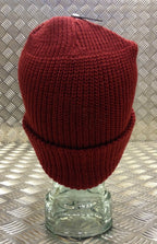 Dark Red / Maroon Peak / Peaked Beanie Hat / Radar Cap - One size - BRAND NEW
