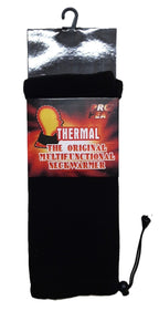 Snood Cap Comforter Thermal Neck Warmer Head Scarf Stealth Black Face Mask NEW