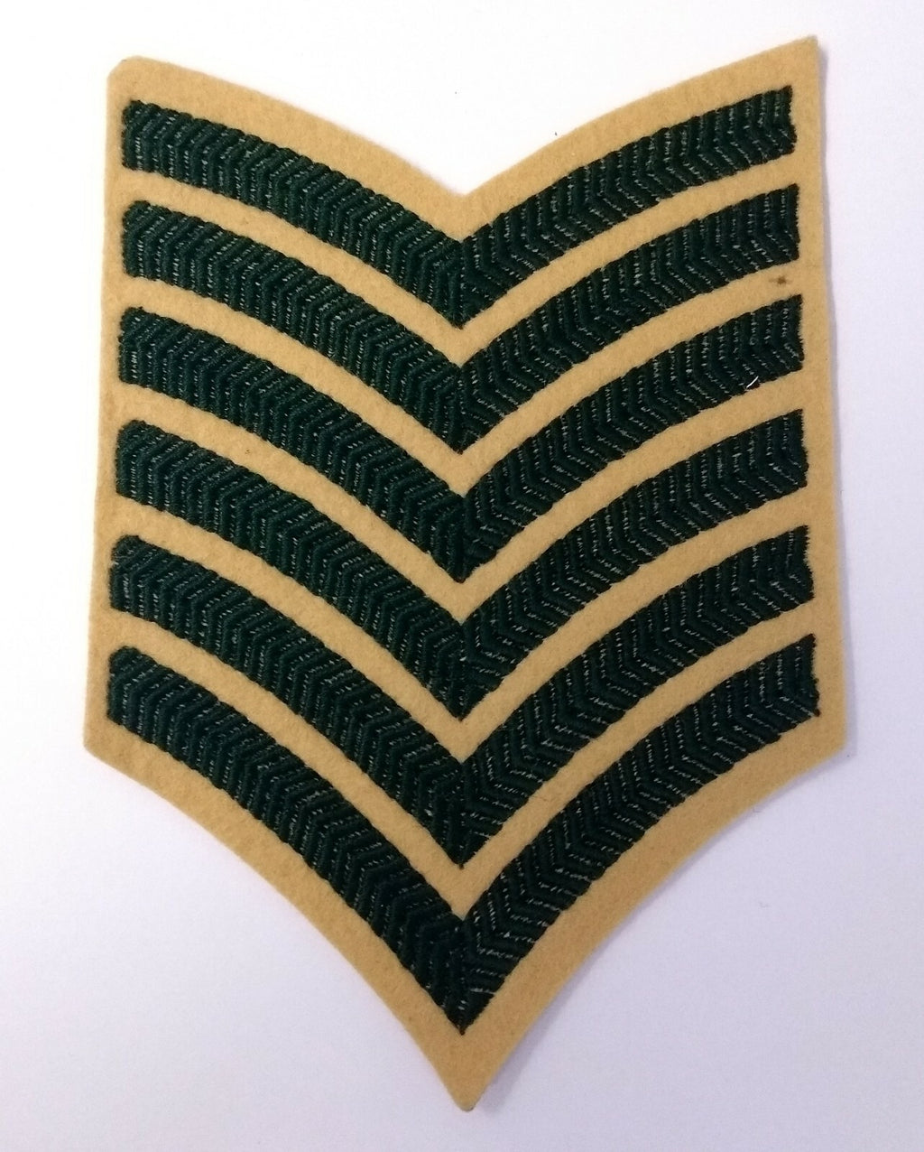 Genuine Vintage British Light Infantry Rank Stripes 6 Chevrons