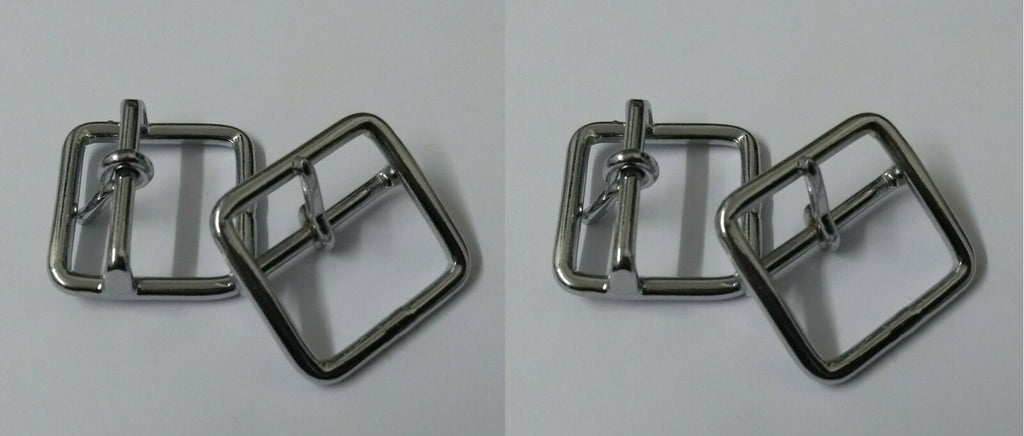 Genuine British Issue Chrome 1" Buckles for Leather Straps x 4 New