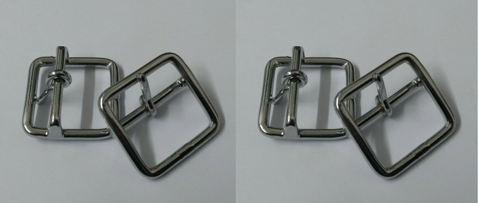 Genuine British Issue Chrome 1" Buckles for Leather Straps x 4 New