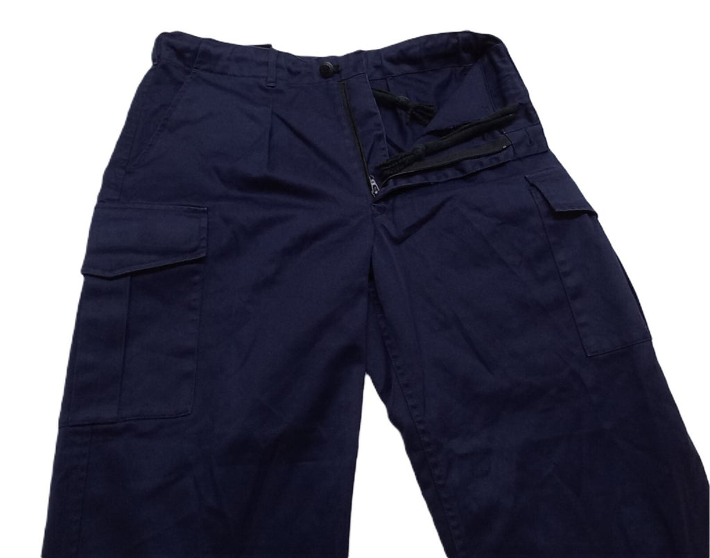 Navy AWD Trousers RN British Navy Blue FR Fire Resistant Action Working Dress