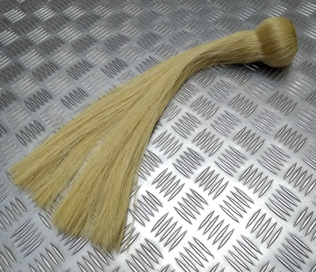 HCav White Plume Ceremonial Horse Hair Headwear British Army Household Cavalry