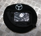 SAC Beret Cap Black With Senior Aircraftman RAF Royal Air Force Patch Size 59cm