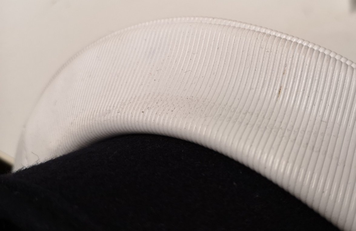 White Royal Navy like Peaked Cap 57cm