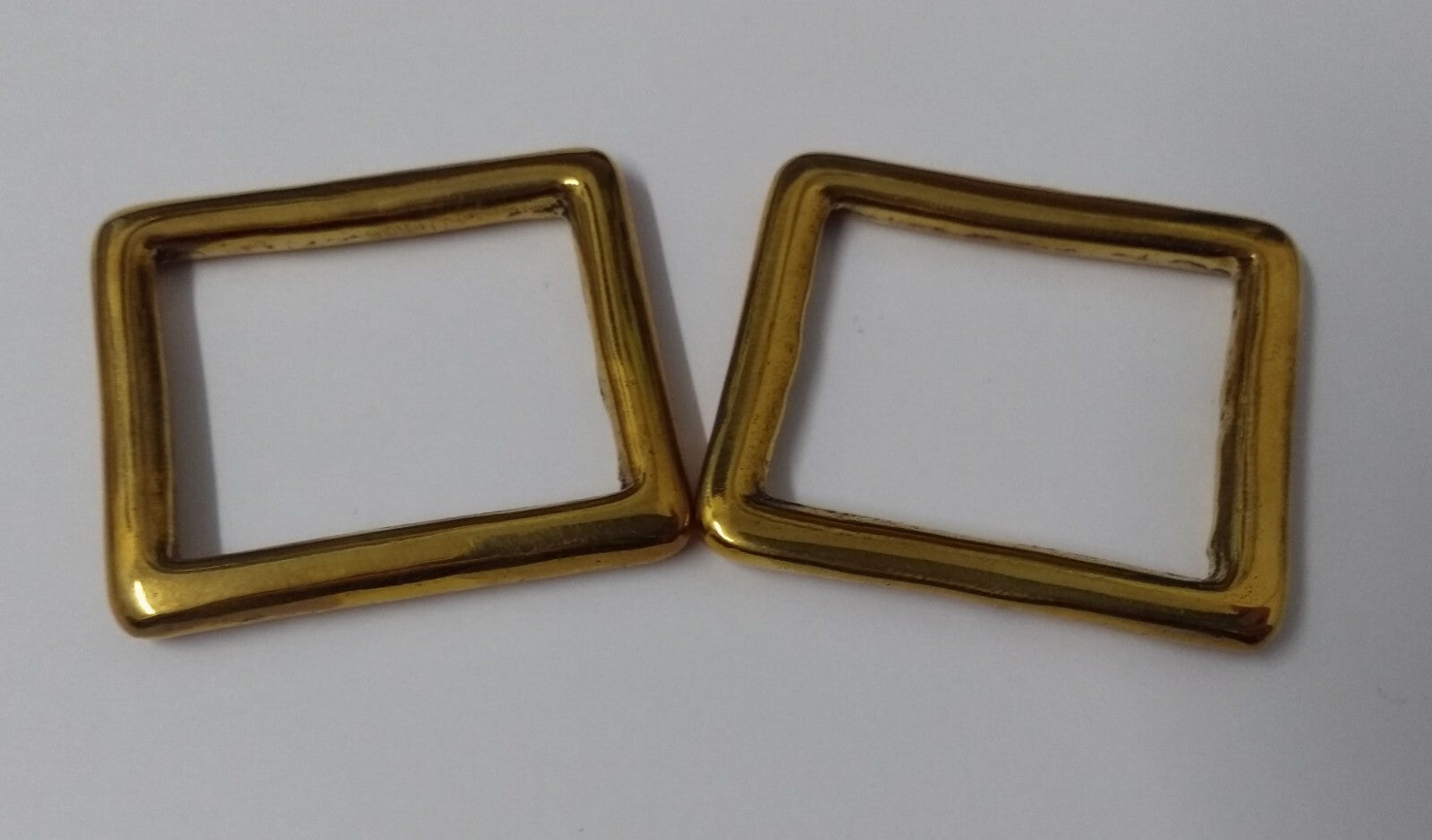 Genuine Vintage British Army Horse Guards & H Cav Brass Bridle Loops x 2 STD239