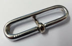Genuine British Issue 2" Chrome Parade Belt Sliders Adjusters X2 STD121