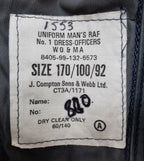 Vintage Trousers RAF Royal Air Force Dress Old Pattern Air Force Blue Grey WO OFC M A W34"