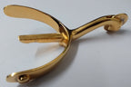 Genuine Swan Neck Box Spurs, Officers Gilt Parade Boots Spurs SPP1