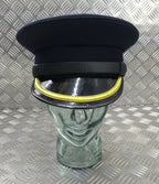 Genuine British Made Senior Officers Blue Parade Dress Hat No Insignia 57cm