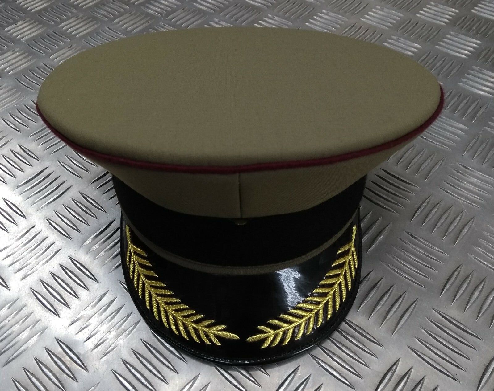 Fancy Dress Hat Style Gold Peak Officers Ceremonial & Parade All Sizes