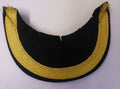 Genuine British Made Senior Officer Gold 3/4" Braided Felt Dress Cap Peak
