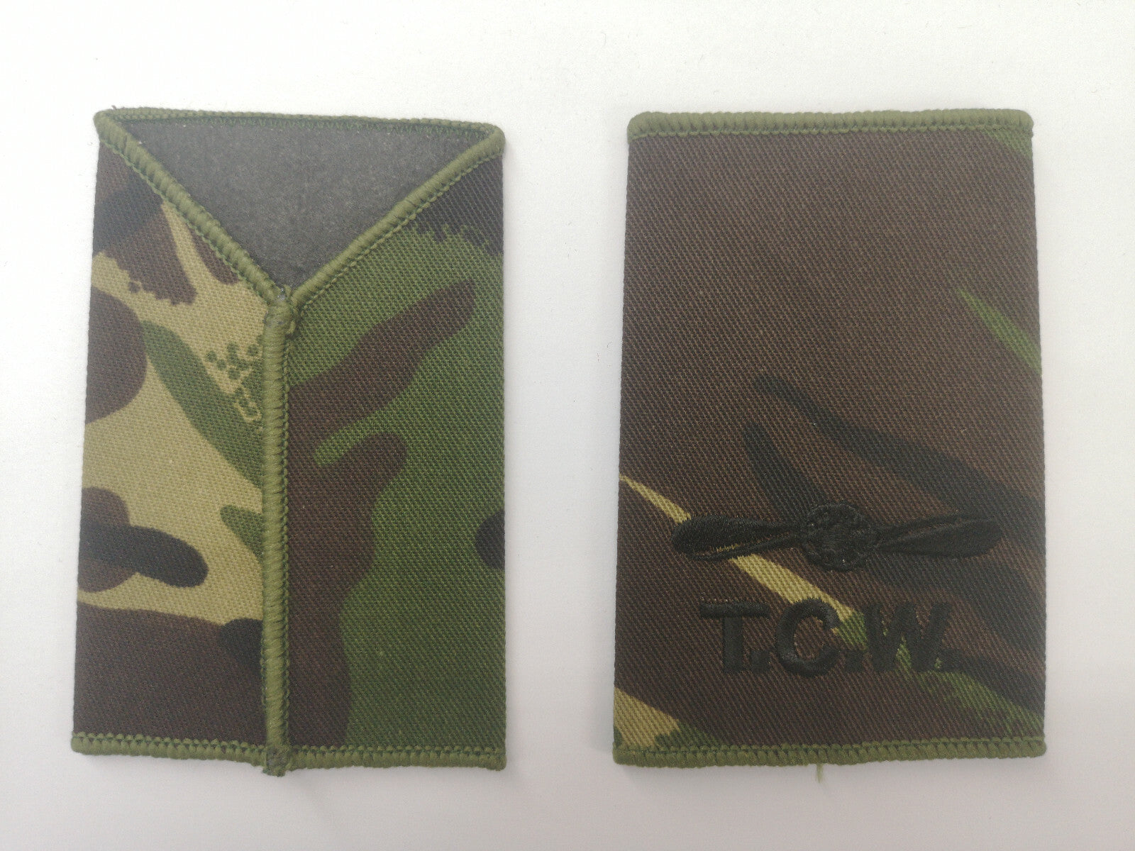 British Army RAF Royal Air Force DPM T.C.W. Tactical Communications Wing, LAC Rank Slide