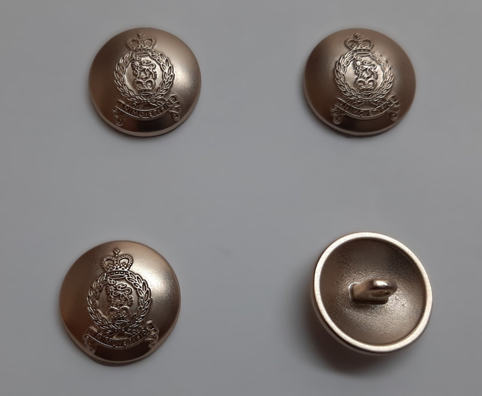 AGC Regimental Buttons SPS X4 Small Size 22L Dress British Army Insignia