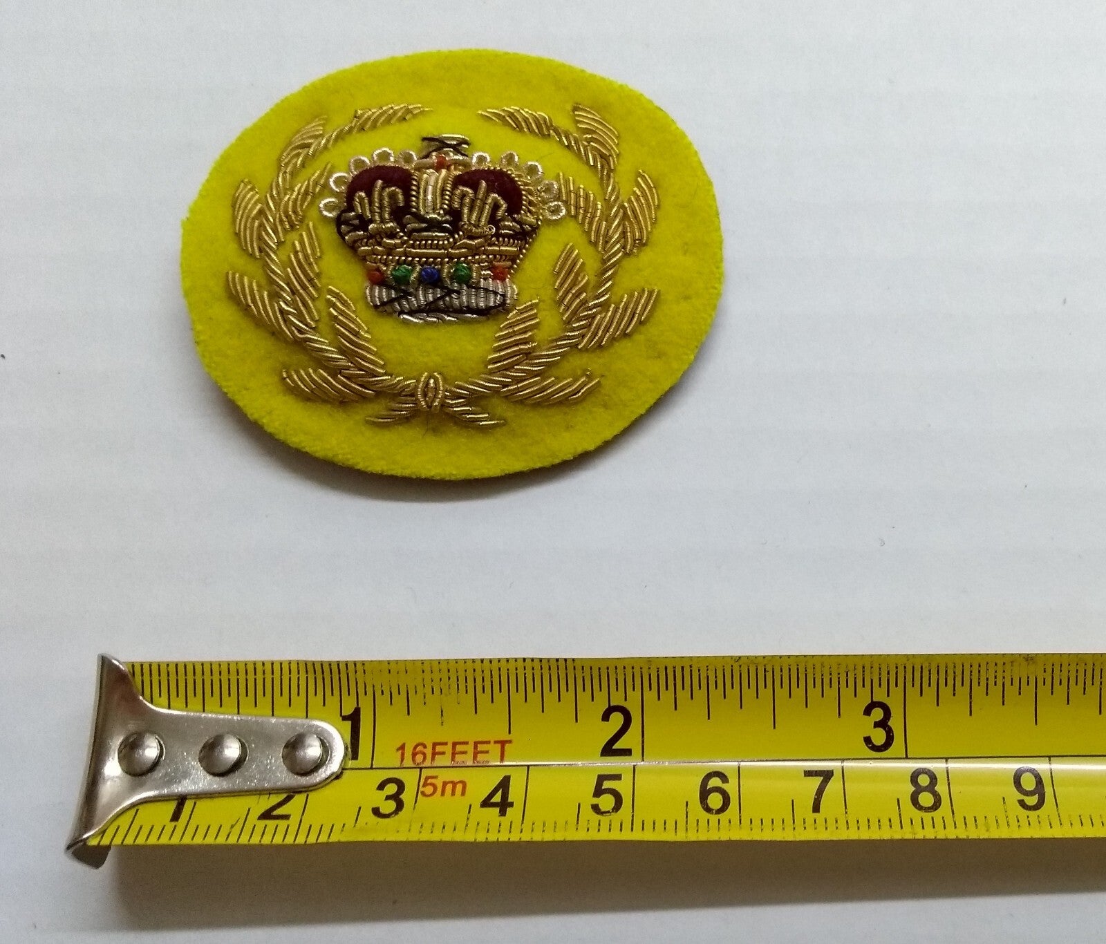 Mess Kit Badge RQMS Cavalry British Hand Embroidered Insignia Arm Patch