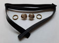 British Army RAPC Chin Strap Set With Pay Corps Insignia Buttons and Fittings