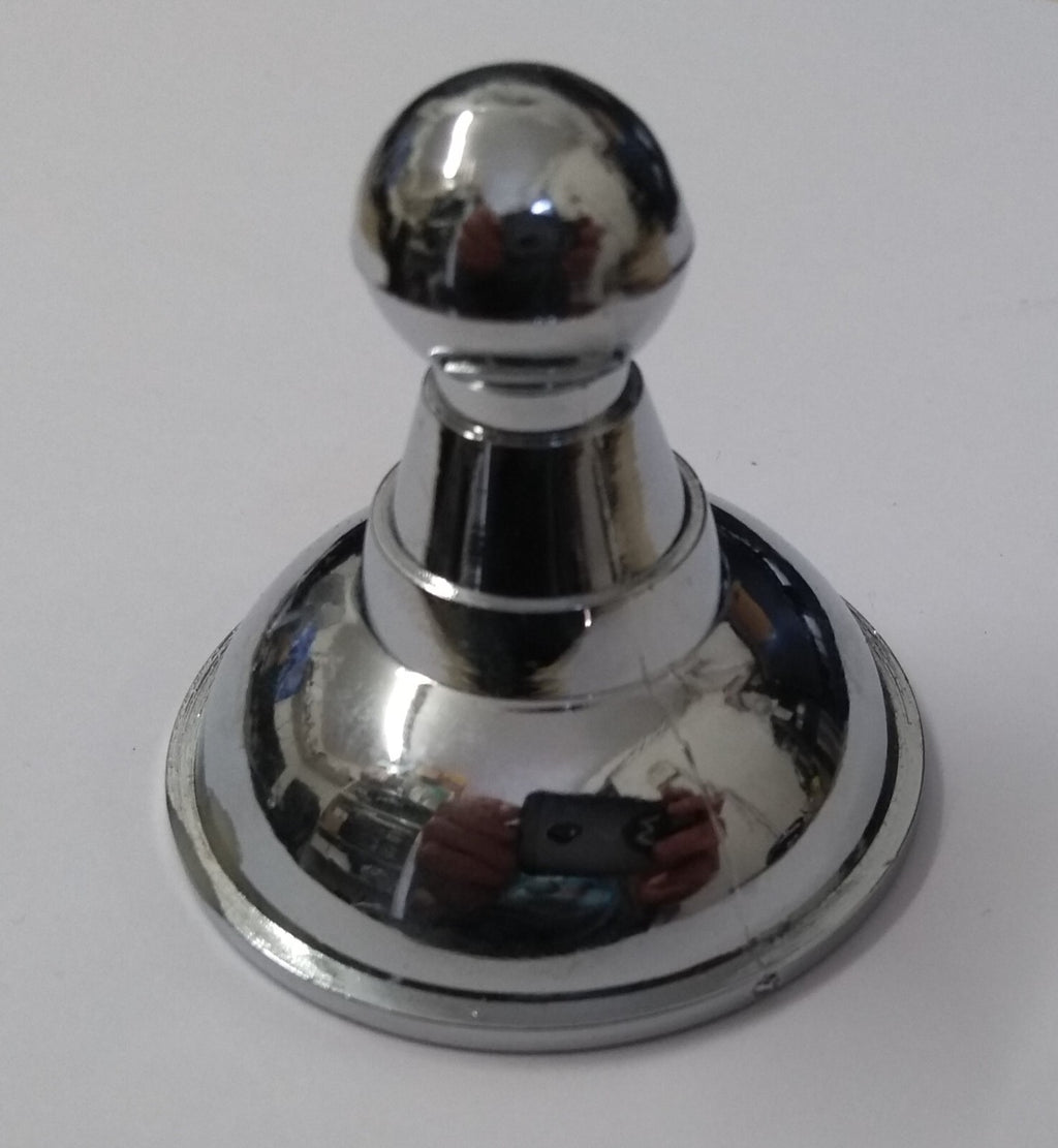 Pith Dome Top Ornamental Plain Decoration For Headwear Screw Mount X 2 - NEW