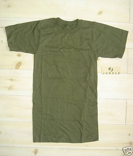 US Green Crew Neck T-Shirt- XXS