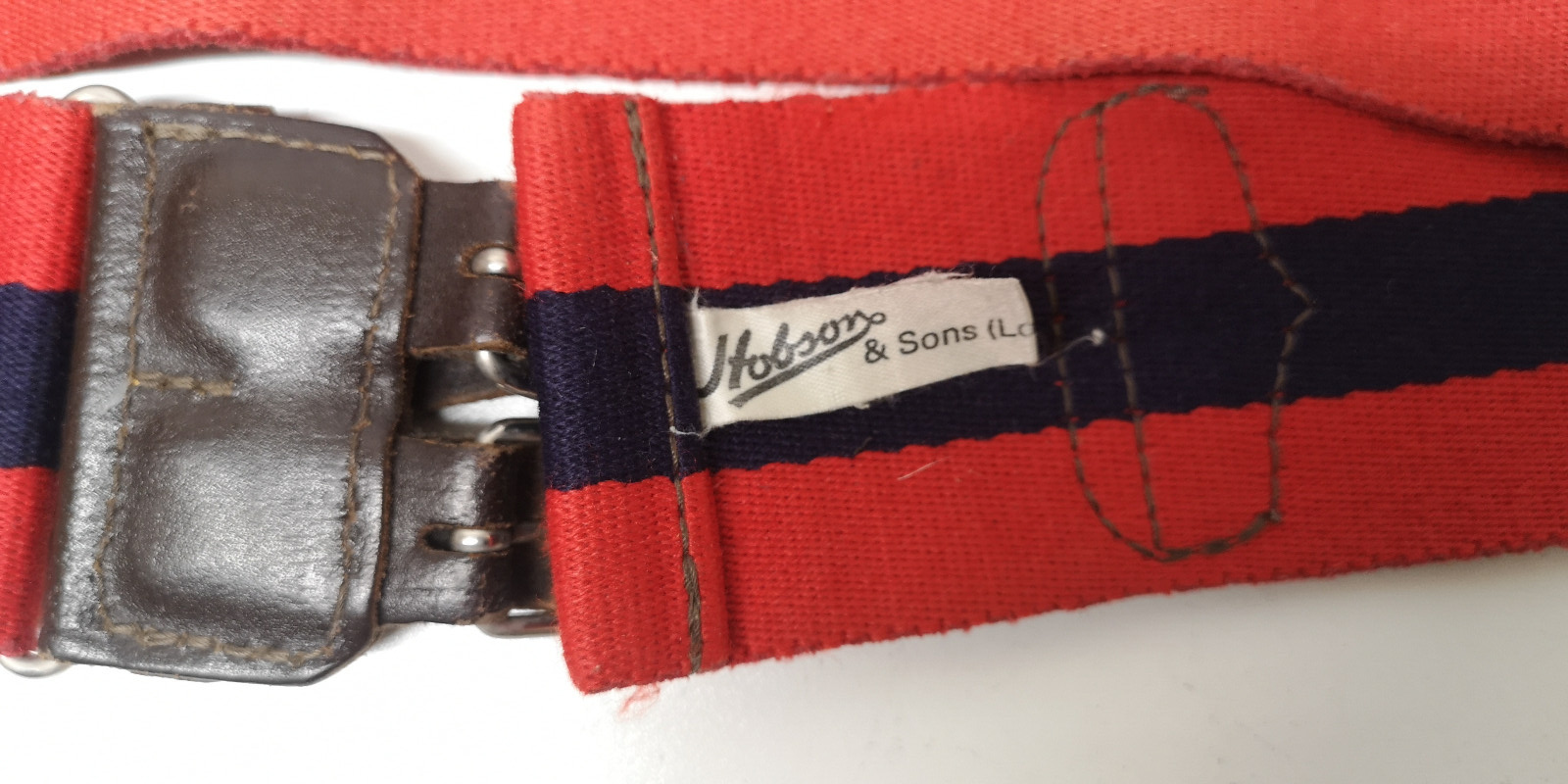 AGC Stable Belt Adjutant Corps with Double Leather Strap up to 39"