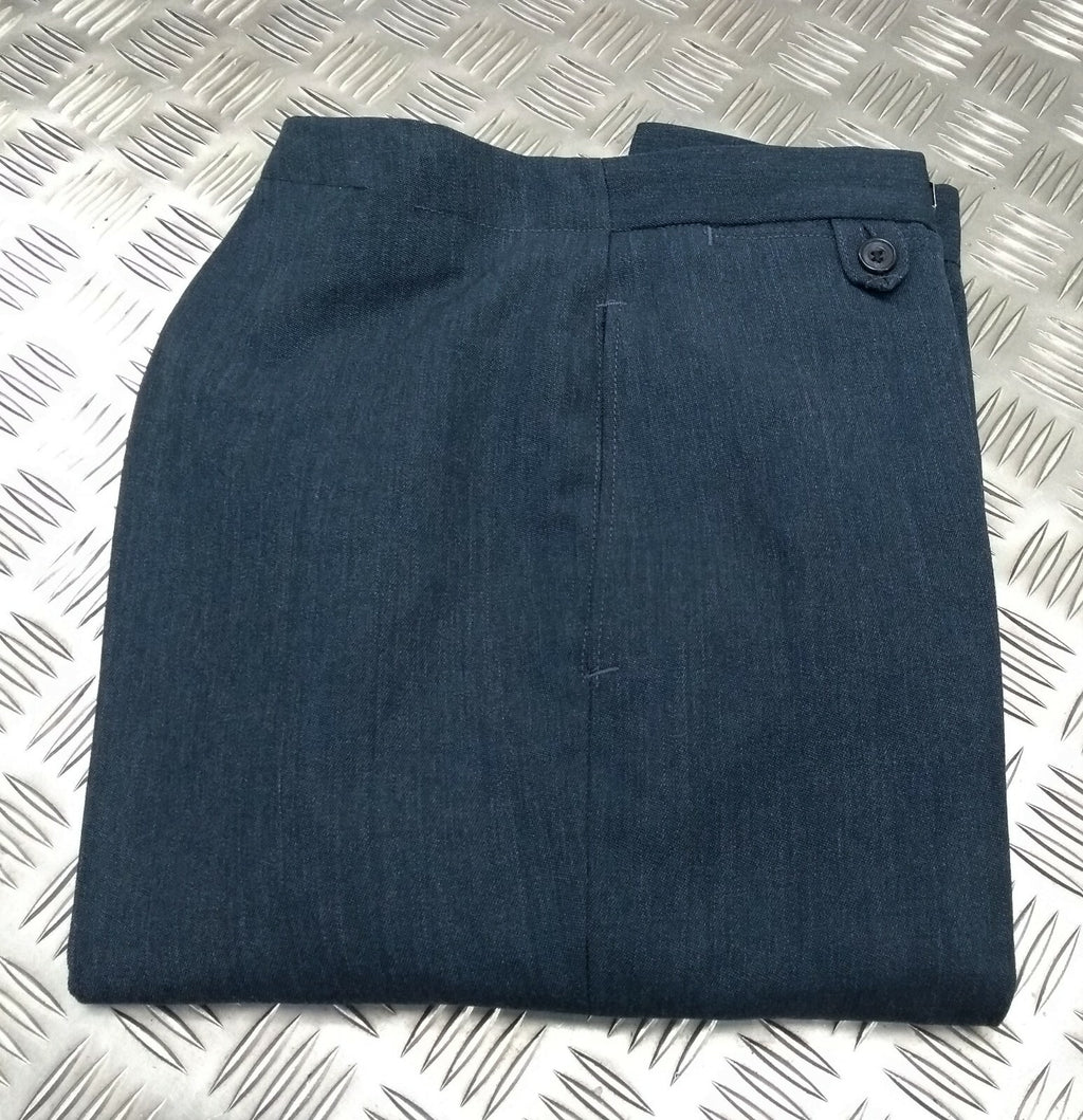 Vintage Trousers Airforce Dress Old Pattern Air Force Blue Grey Colour Waist 28"