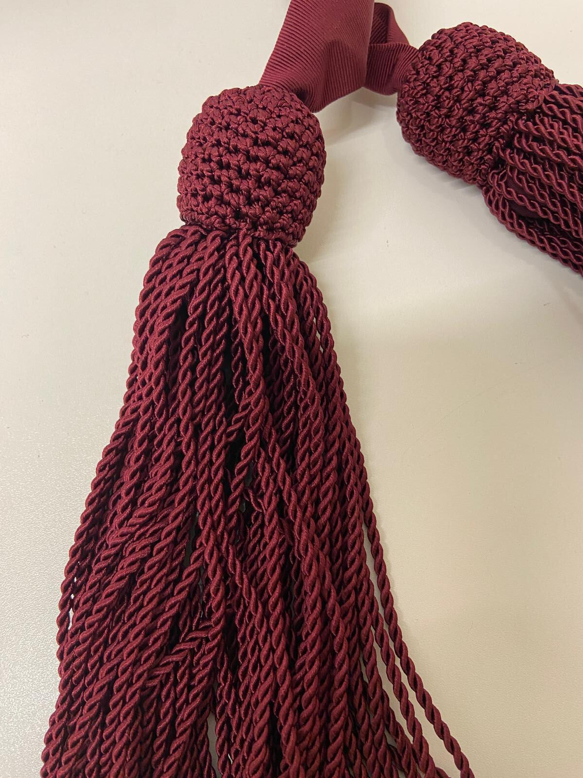 Waist Sash Belt Crimson / Maroon British OFCs Army Style - NEW