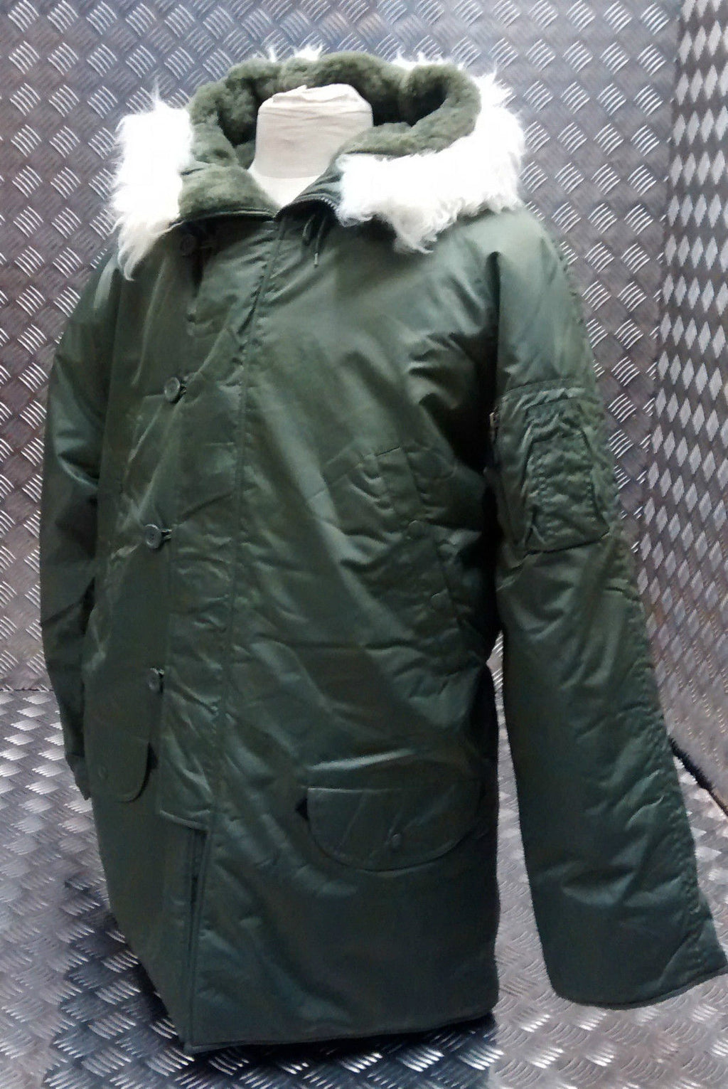 US N3B Military Style ECW Snorkel Parka Green NEW