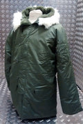 US N3B Military Style ECW Snorkel Parka Green NEW