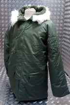 US N3B Military Style ECW Snorkel Parka Green NEW