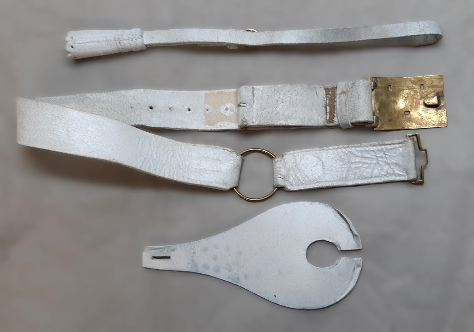 Cavalry Belt Buff Leather HCav with Knot and Hilt British Size 39"