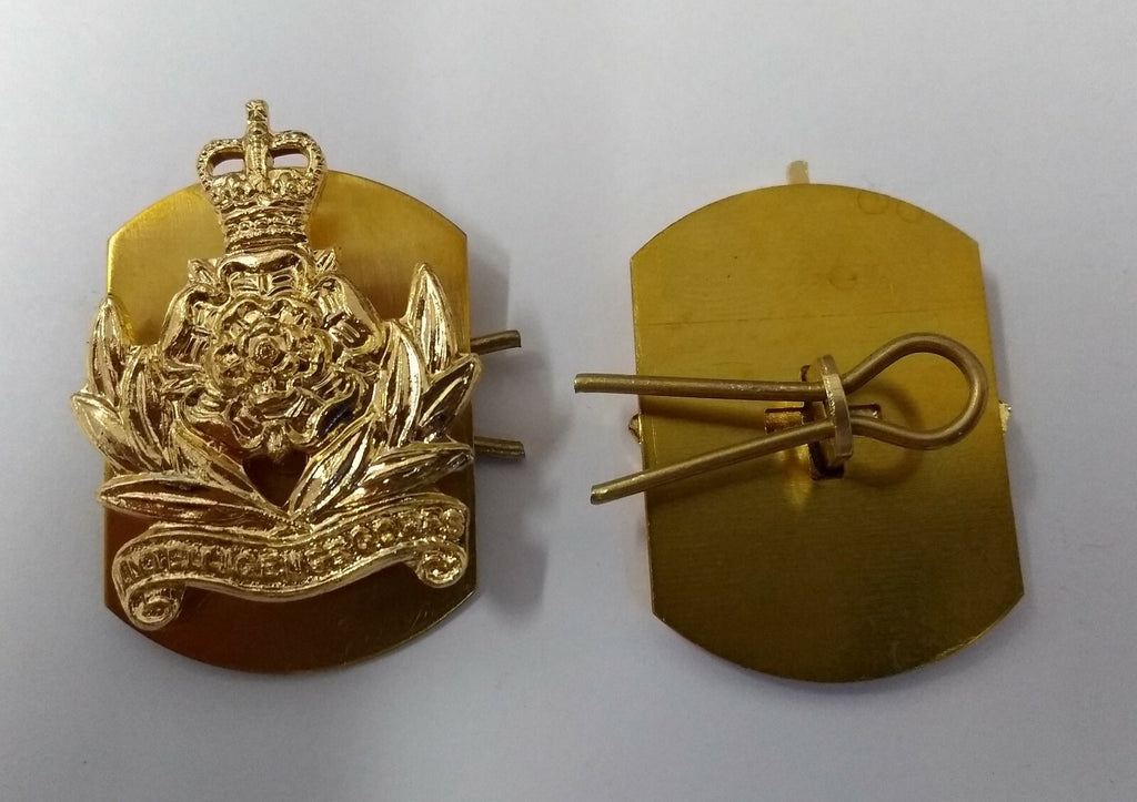Army Intelligence Corps Collar Dogs Split Pin- New T2