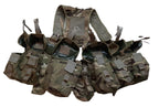 Airborne Army Webbing MTP British Assault Camo Belt Yoke & Assorted Pouches (6)