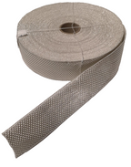 Silver Mylar Basket Lace Tape  44mm  1 3/4"