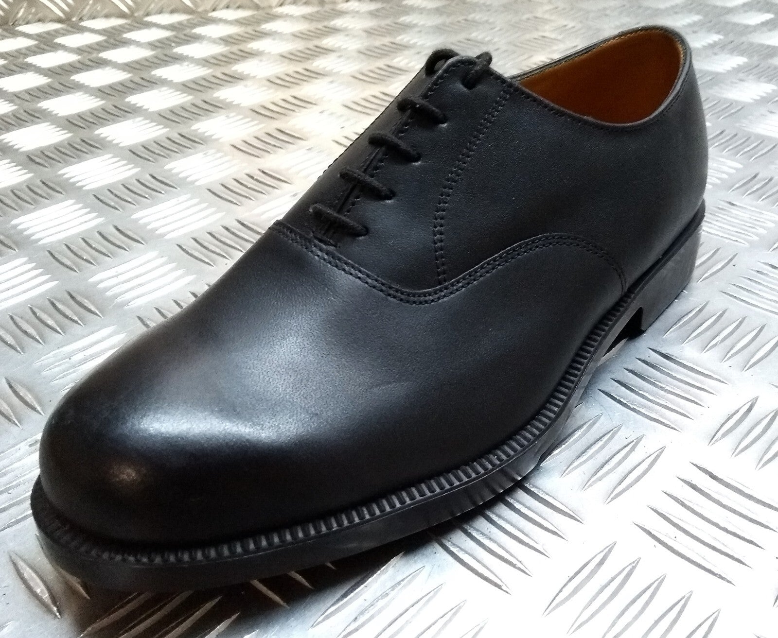 Army Service Shoes British Uniform Dress Old Pattern DMS Stitched Sole UK 7L