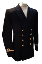 No1C Naval Jacket Diagonal Serge RN Sub Lt Curls 100cm Long