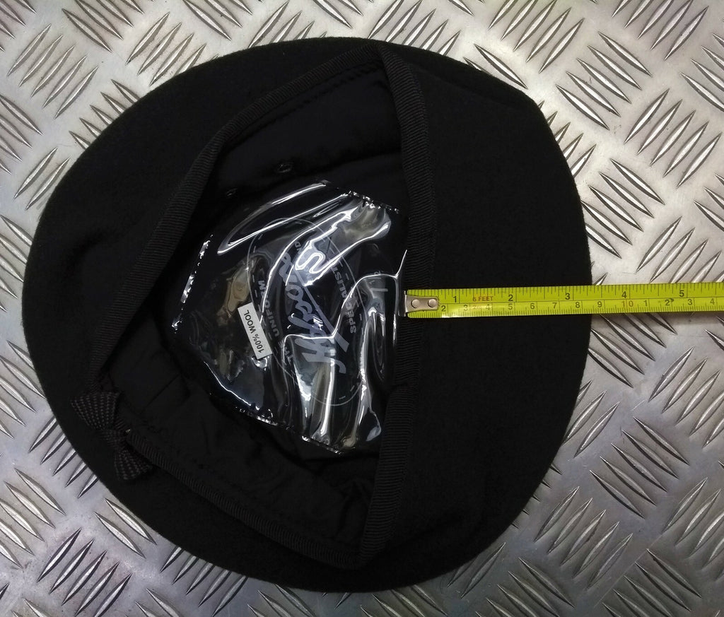 Rifles Green Wool Beret Genuine Hobson London Issue Lined Bonnet 7 1/2