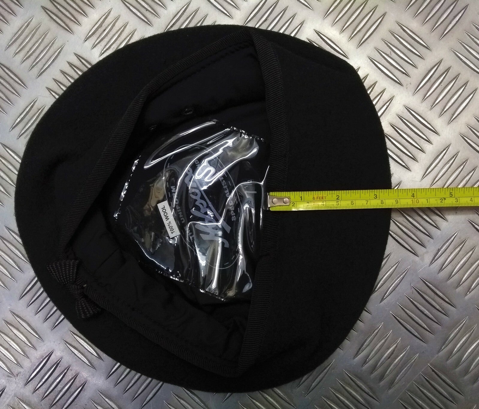 Rifles Green Wool Beret Genuine Hobson London Issue Lined Bonnet 7 1/2
